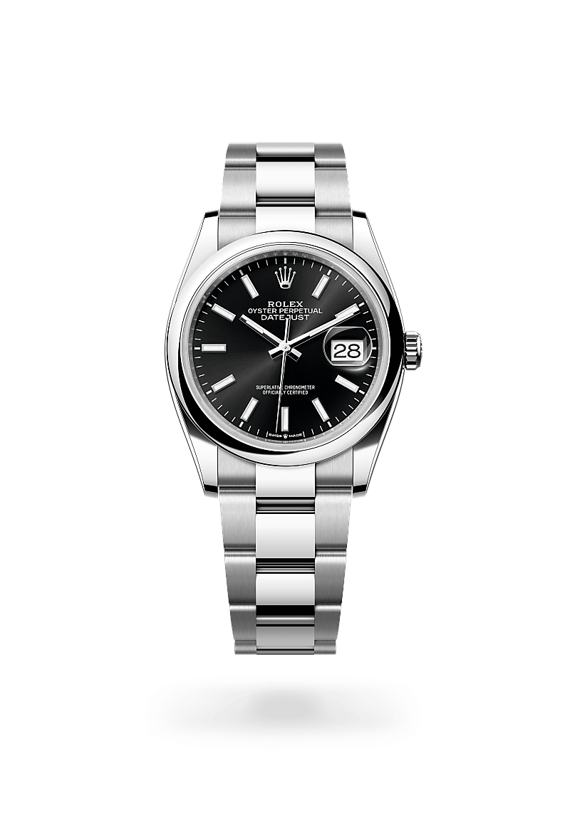 Rolex Datejust 36 Herrenuhr (M126200-0004) Oyster, 36 mm, Edelstahl Oystersteel