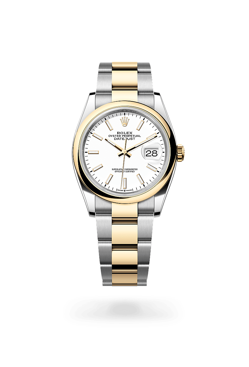 Rolex Datejust 36 Herrenuhr (M126203-0020) Oyster, 36 mm, Edelstahl Oystersteel und Gelbgold