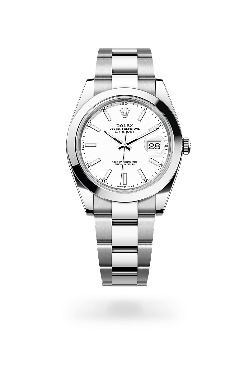 Rolex Datejust 41 Herrenuhr (M126300-0005) Oyster, 41 mm, Edelstahl Oystersteel