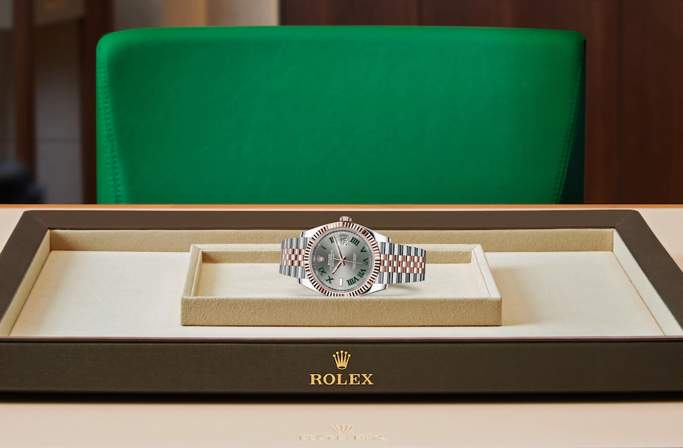 Rolex Datejust in Edelstahl Oystersteel und Gold, M126331-0016 