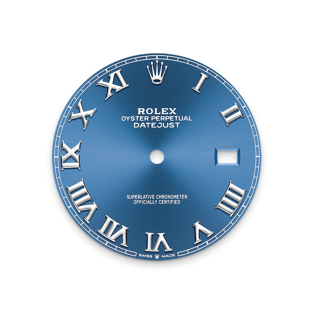 Zifferblatt in Azzurroblau