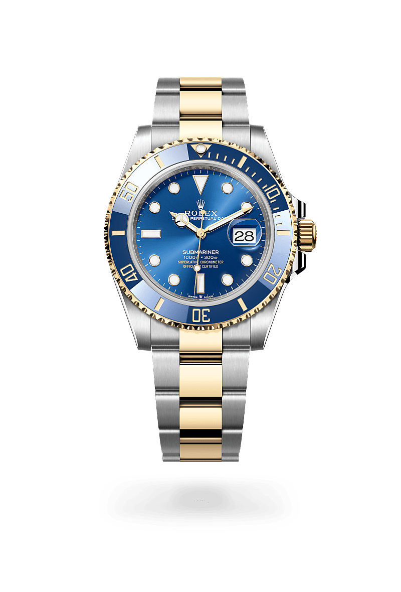 Rolex Submariner Date Herrenuhr (M126613LB-0002) Oyster, 41 mm, Edelstahl Oystersteel und Gelbgold