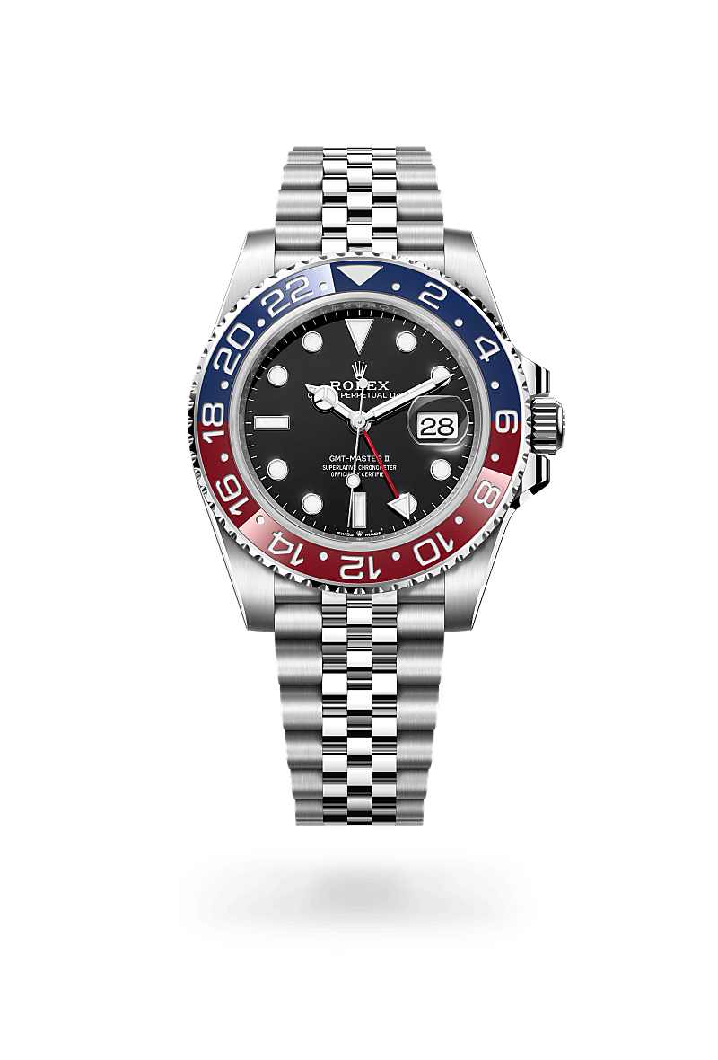 Rolex GMT-Master II Herrenuhr (M126710BLRO-0001) Oyster, 40 mm, Edelstahl Oystersteel
