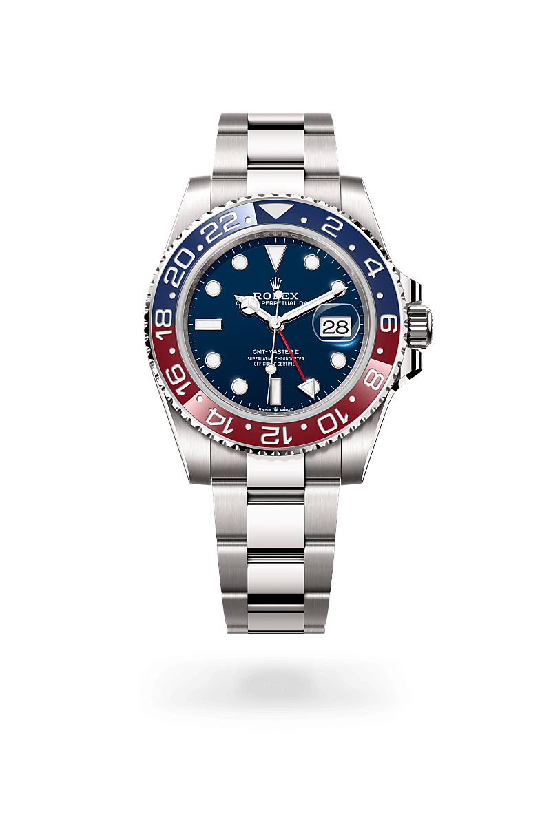 Rolex GMT-Master II Herrenuhr (M126719BLRO-0003) Oyster, 40 mm, Weißgold
