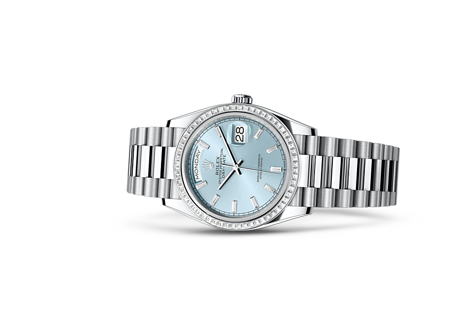 Rolex Day‑Date in Platin, M128396TBR-0003 | Juwelier Nitsch 