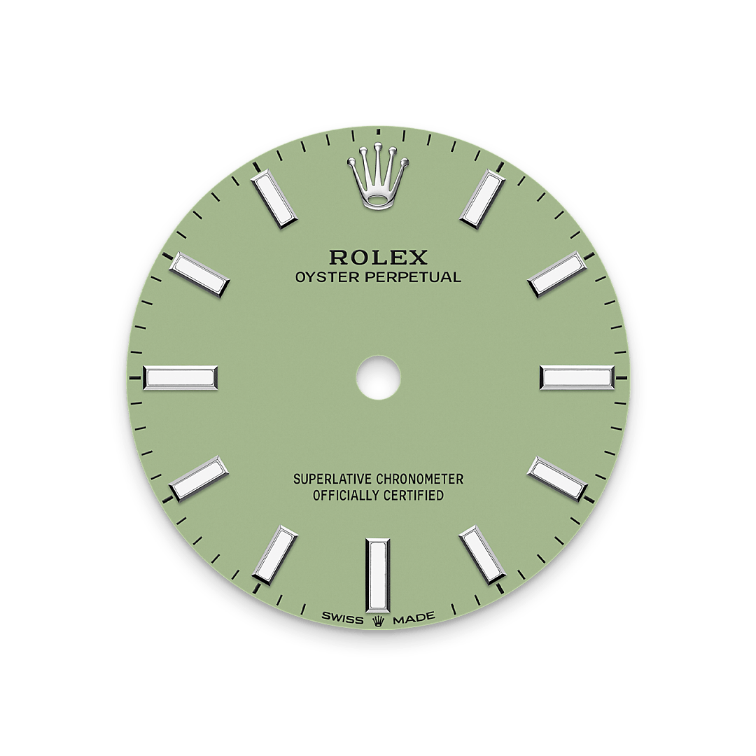 Zifferblatt in Pistachio