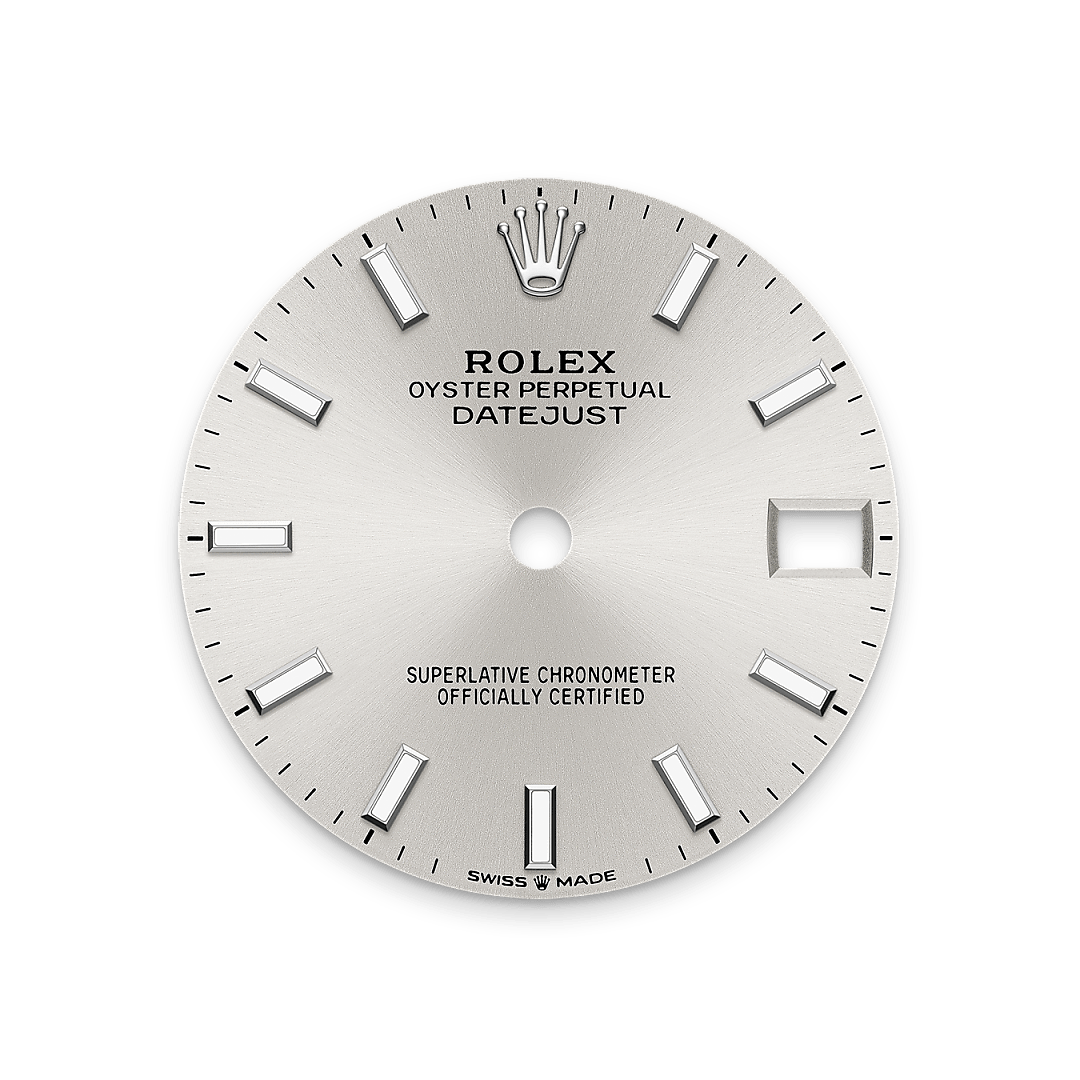 Silbernes Zifferblatt