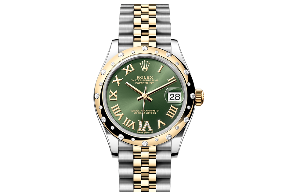 Rolex Datejust in Edelstahl Oystersteel und Gold, M278343RBR-0016 