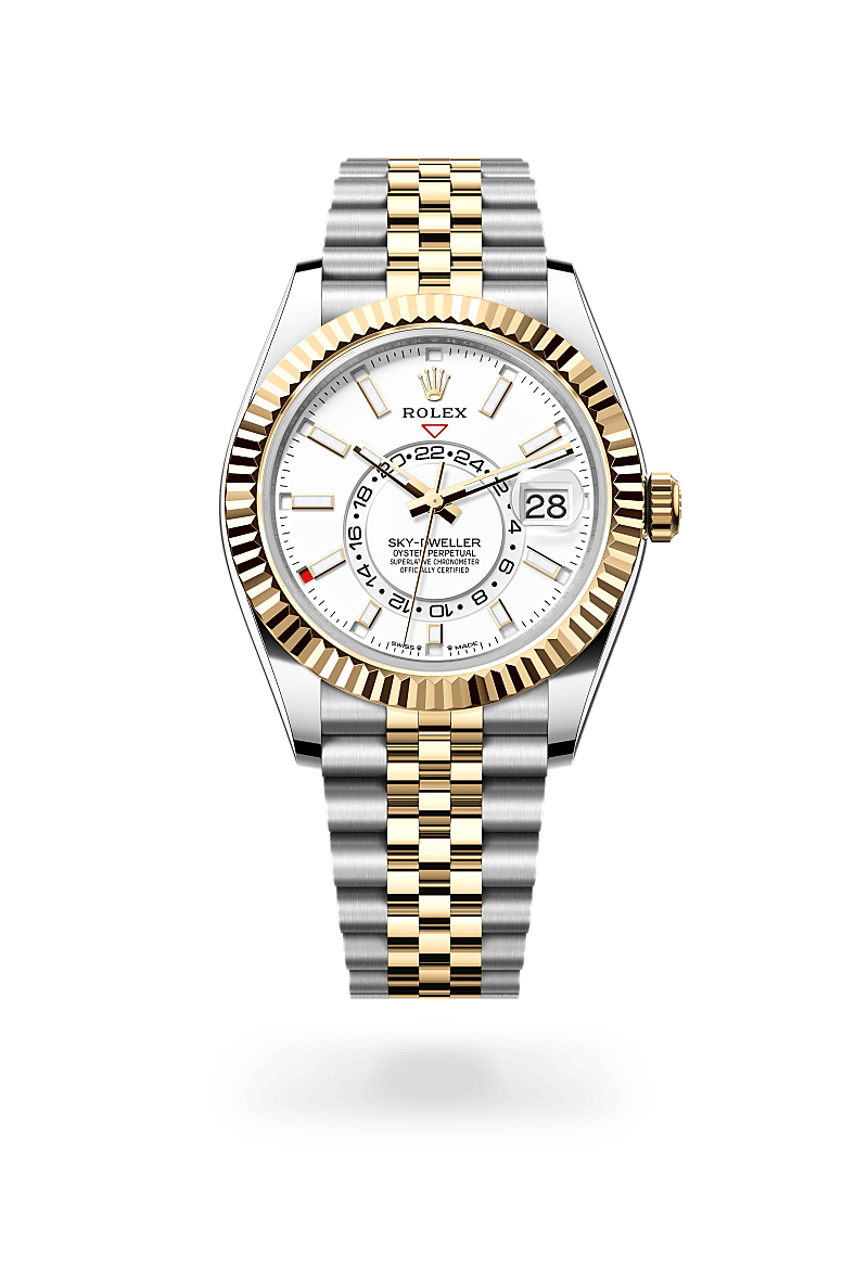 Rolex Sky-Dweller Herrenuhr (M336933-0006) Oyster, 42 mm, Edelstahl Oystersteel und Gelbgold